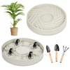 UoeRing 2 Pcs Plant Caddy with Hidden Wheels 11 Inch
