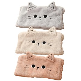 Baluue 1set Makeup Headbands Water-absorbing Hair Accessories for Face Washing Light Grey Light Cherry Blossom for Women