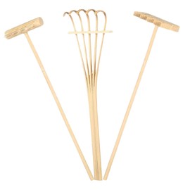 Operitacx 4sets Sand Rake Truck Trowels Zen Garden Accessories Tool Sandpaper Dipper Sandbox Sand Paper Kit Zen Sand Accessories Mini Desktop Rake Beach Hand Palm Sander Rakes 3pcs*4