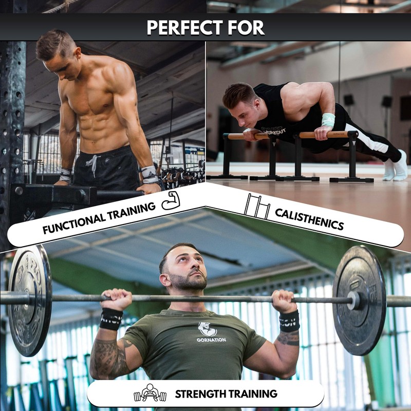 GORNATION Wrist Wraps, Premium Performance Wrist Wraps for Gym, Weightlifting,