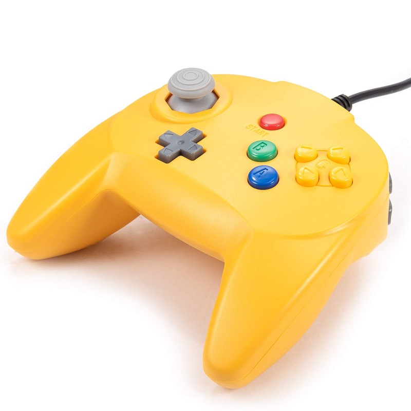 kiwitatá Wired N64 Controller, Retro Mini N64 Game Upgraded Joystick