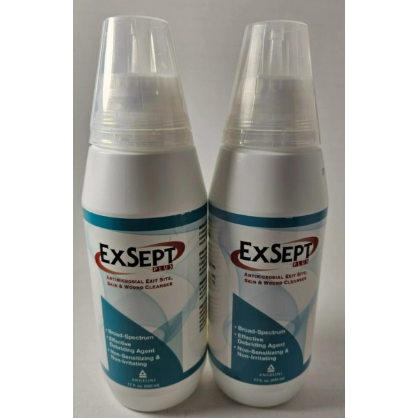 PLUS 2- ExSept Plus Antimicrobial Exit Site Skin Wound Cleanser