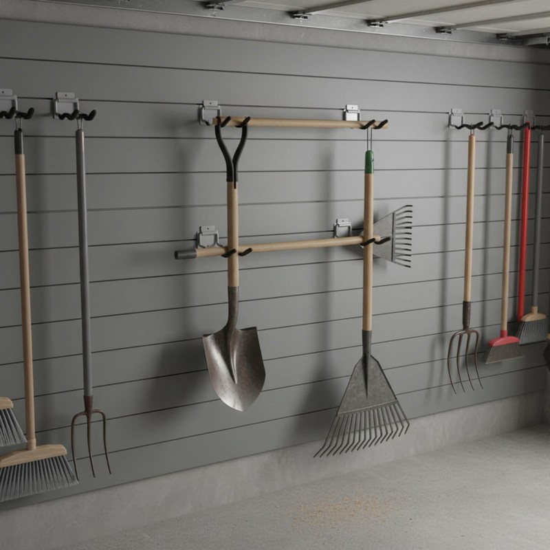 MorningRo 4 Pack Garage Hooks Heavy Duty 12" Ladder Hanger