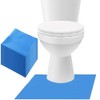 Tebbomp 20 Pack Disposable Toilet Mats,Absorbent Toilet Floor Protector,Disposable Toilet