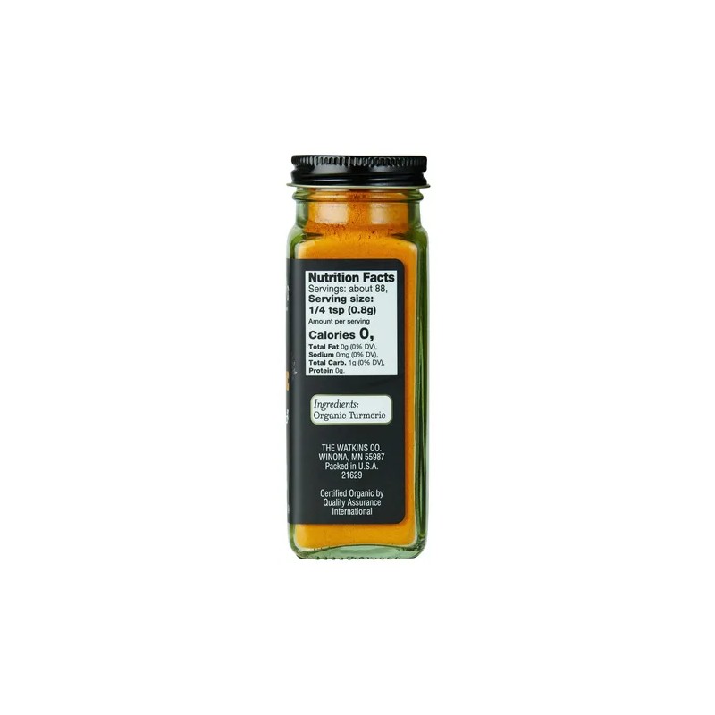 Watkins Cúrcuma Orgánica Watkins, 3 Frascos De 68 G