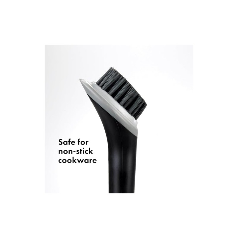 OXO Good Grips Cepillo de Limpieza para Parrillas, Color Negro