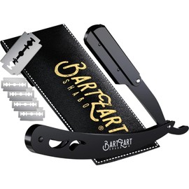 BartZart Razor with Interchangeable Blade, Perfect Shave Even Without Beard Stencil, Razor for Men, Barber Tools & Hairdressing Accessories