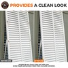 HNYYZL Plastic Hinged Screw Covers - 150 White Snap-On Caps,