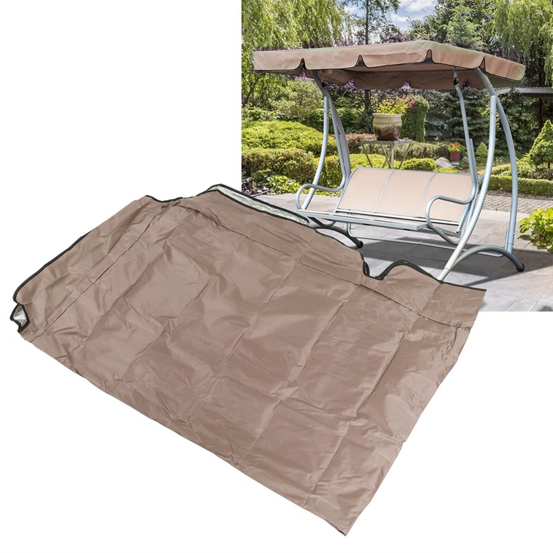 Swing Top Cover Replacement Outdoor Waterproof Dustproof Garden Swing Chair