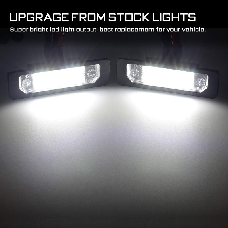 RUXIFEY LED License Plate Light Lamps Compatible with 2009 to