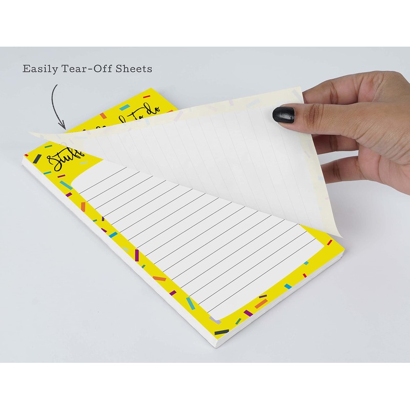 Inkdotpot Pack Of 2 Daily Planner List Undated Notepads, Memo