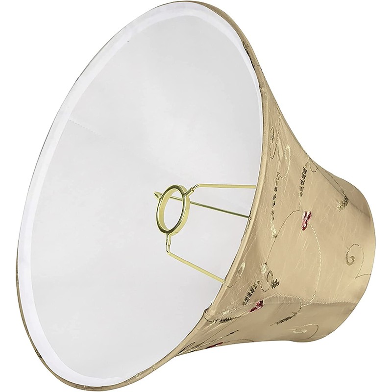 Aspen Creative 58051A, Bell Uno Lamp Shade, Gold, 7" Top