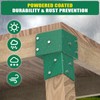 Dolibest Heavy Duty Deer Stand Brackets, 4x4 Deer Blind Brackets,