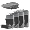 5-Piece Compression Packing Cube Set for Travel, Compression Packing Cube