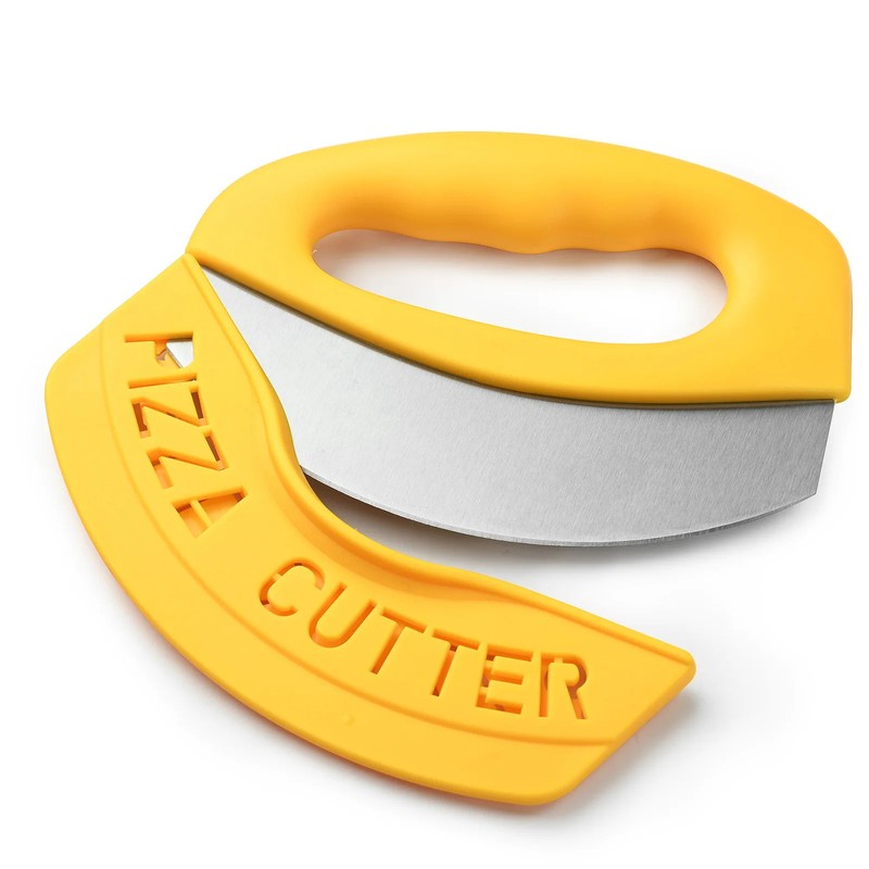 Stainless Steel Pizza Cutter for Easy Slicing – Rocker-Style Food