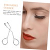 MERRYHAPY 2pcs Women's Eyelash Curler Mini Portable Stainless-steel Lash Curler