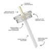 NCYOEW Replacement Straws Compatible With YAYA 12oz My First Travel