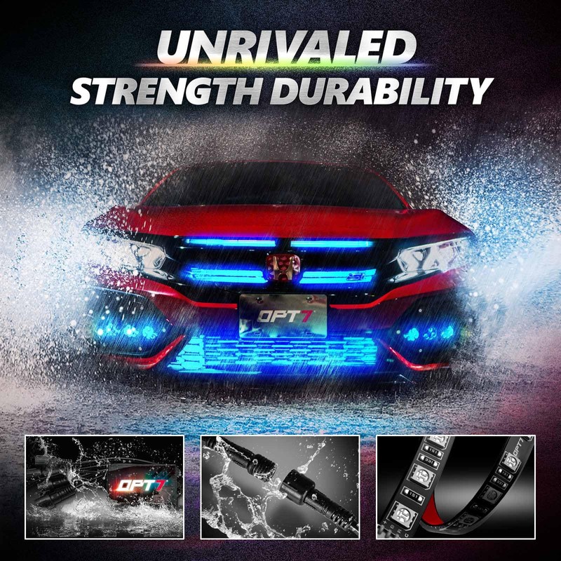 OPT7 Aura Pro RGB LED Grille Lights with App &