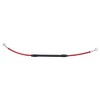 Tusk Rear Motorcycle Steel Braided Brake Line Standard Length Red