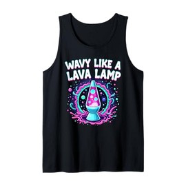 Lava Lamp Retro Aesthetic Psychedelic Groovy Vibes Tank Top
