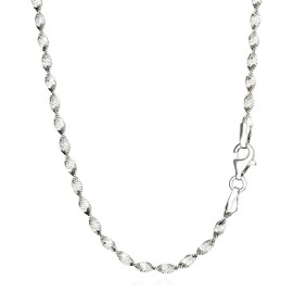 NKlaus Herringbone Pattern: 925 Silver Herringbone Chains, 45 cm, 50 cm, 2.4 mm Width - A Stylish Silver Necklace for Women with Timeless Elegance, Sterling Silver