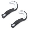 BWESOO 2 PCS Black Manual J Shape Ring Pull Can