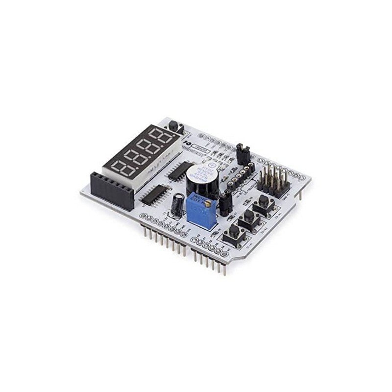 Whadda Multifunctional Expansion Board for Arduino® 4 Digit Display SMD