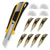 CCLIFE CCLIFE 8 Stck Cuttermesser 18mm Abbrechklinge Kartonmesser Mehrzweck Messer