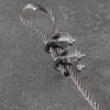 Drahtseile24 Wire Rope Set with 8 x Wire Rope Clips