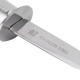 Haofy Cuchillo para Ostras, Acero Inoxidable, Mango Largo, Ideal para Mariscos