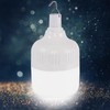 Ymiko 80W LED Emergency Light Bulb, USB Rechargeable Bulb with