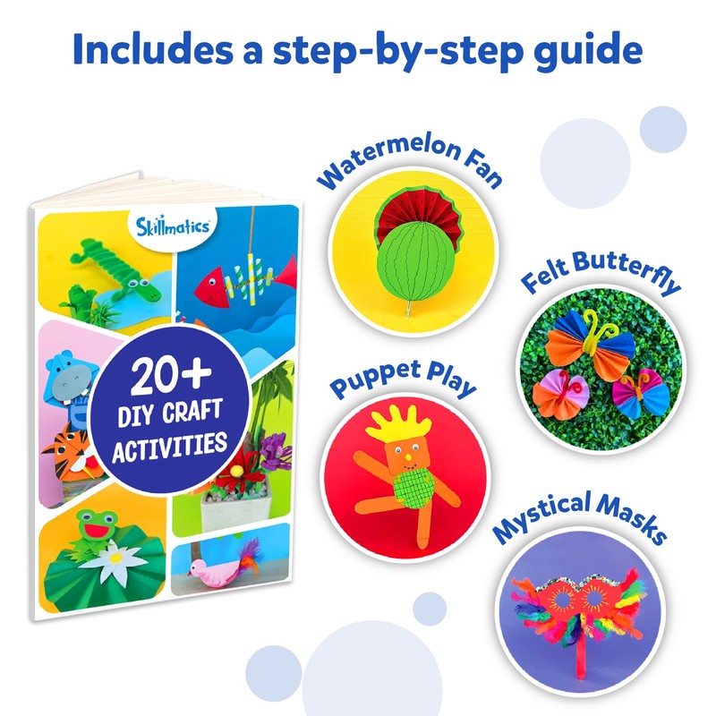 Skillmatics Ultimate Art & Craft Kit for Kids - 2000+