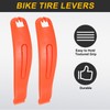 sourcing map 3pcs Bicycle Tire Levers Ultra-Strong & Lightweight POM