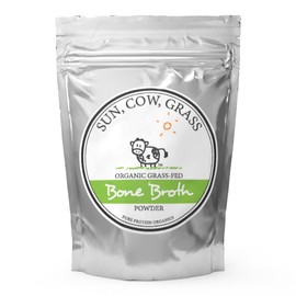 Sun Cow Grass Bone Broth Powder - Pure Protein Organics - Grass-Fed (100g)
