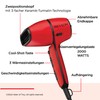 Revlon Haartrockner mit Luftstromregelung || kompakter Trockner mit eingebauter Frisierdüse