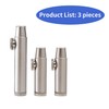 MuYuDaDi Kitchen Spice Racks Spice Dispenser Polished Aluminum (3 pieces)