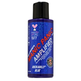 Manic Panic Amplified Rockabilly Semi-Permanent Hair Color Cream, Blue, 4 FL oz