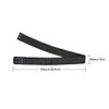 3 Pcs Non-Slip Adjustable Elastic Band Wavy Silicone Wig Band