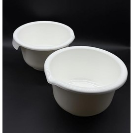 Kimmel 2 x Mixing Bowls 2.5 Litres in Twin Pack White