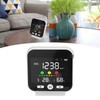 White Smart Air Quality Monitor LCD Screen WIFI CO2 Temperature
