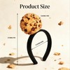 YUEELI Cute Cookie Headband for Women, Funny Cookie Headband Spa