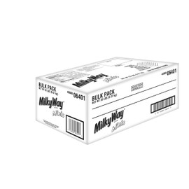 MILKY WAY Milk Chocolate Minis Size Candy Bars 20-Pound Bulk Package Box