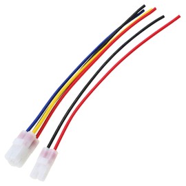 Be In Your Mind Pack of 2 CDI Cable Harness Connectors (2 Pin + 4 Pin) for GY6 4-Stroke 50cc 125cc 150cc Scooter Moped ATV Go Kart 15cm Motorcycle Accessories