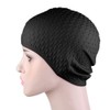 Gorro de natación profesional de silicona para el pelo, protección