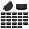 Ltsbaed Pack of 24 Slatted Frame Brackets, Black, Slatted Frame