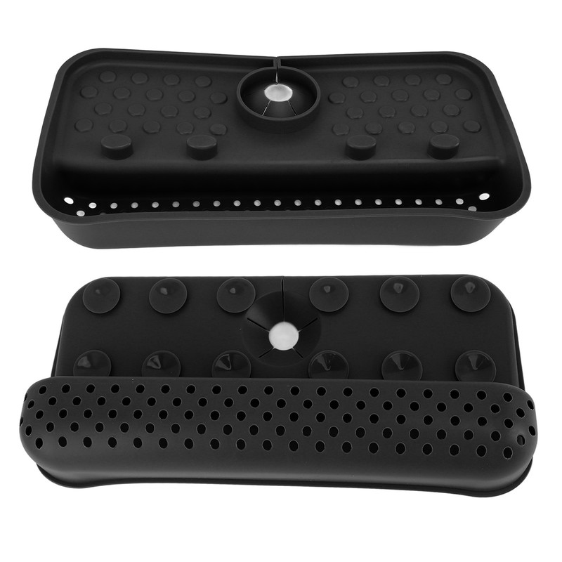 Sink Drain Basket Splash Proof Silicone Vegetable Food Strainer for