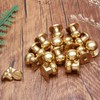 Moicstiy 15Set 10mm Round Head Button Studs Solid Brass Button