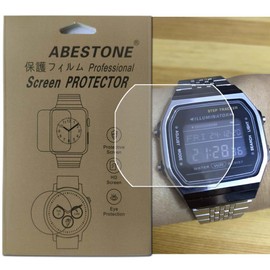 [Set of 3] ABL-100 ABL-100WE-1AJF Compatible Watch LCD TPU Protective Film with High Transmittance, Anti-Scratch, Anti-Bubbles, Easy Installation for GBX-100