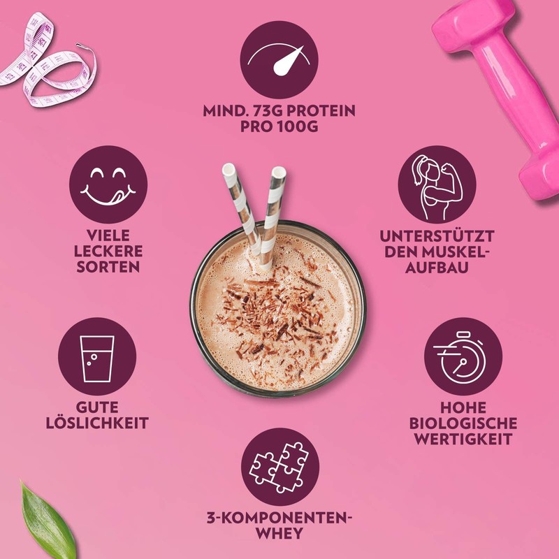 GymQueen Whey Protein, 3 Components, 500 g