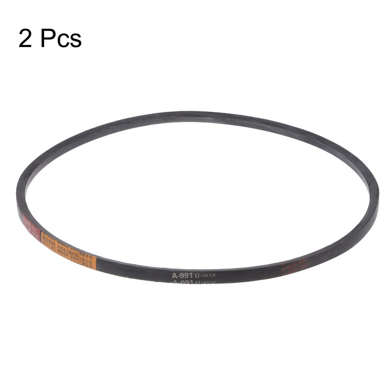 sourcing map 2 x A-991 V-belt drive belt, 991 mm,